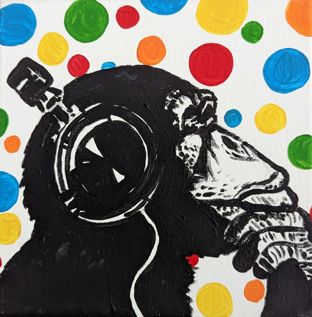 Painting & Wine Workshop- Banksy Gorilla